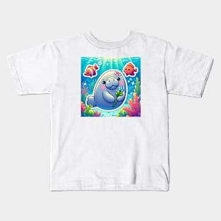 Baby Manatee Kids T-Shirt